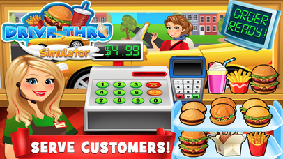Drive Thru & Drugstore Simulator - Kids Cashier screenshot 2
