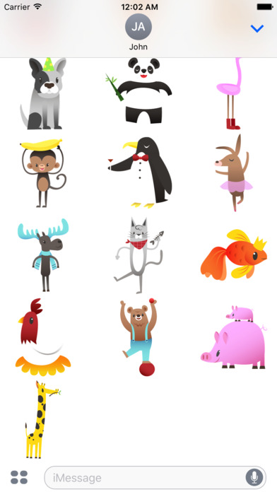 Animals Cute Sticker screenshot 3