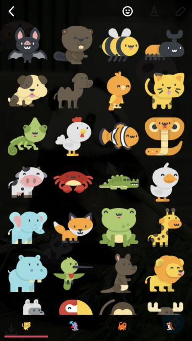 Animal Cartoon Stickers screenshot 3