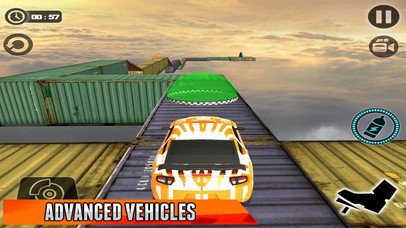 Car Tracks Sky Driving screenshot 3