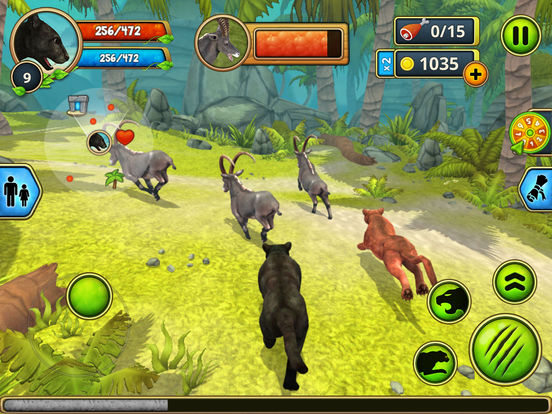 Panther Family Sim - Wild Animal Jungle Simulatorscreeshot 5