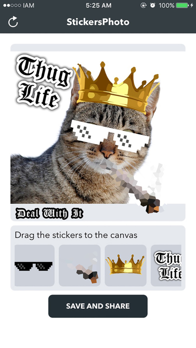Thug Life Photo Sticker Maker screenshot 2