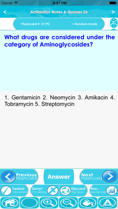 Antibiotics Exam Review App screenshot 4