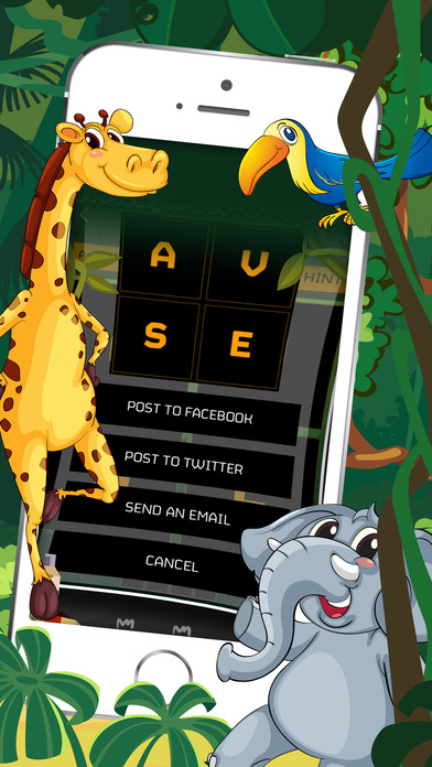 Connect Animals Letter Puzzle Games Pro screenshot 2