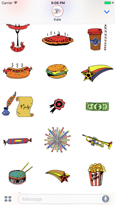 Happy 4th of July Stickers for Day celebration! screenshot 4