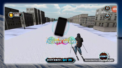 Snow Skating Ski Stunts screenshot 2