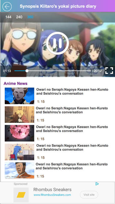 Anime TV - Live in The Anime World screenshot 2