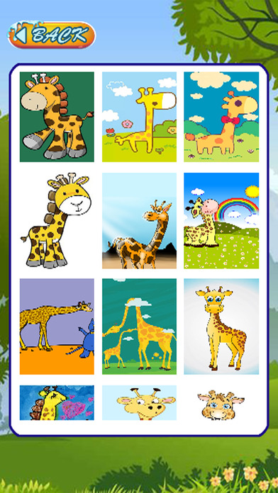 Animals Puzzle Games Jigsaw Giraffe Version screenshot 2