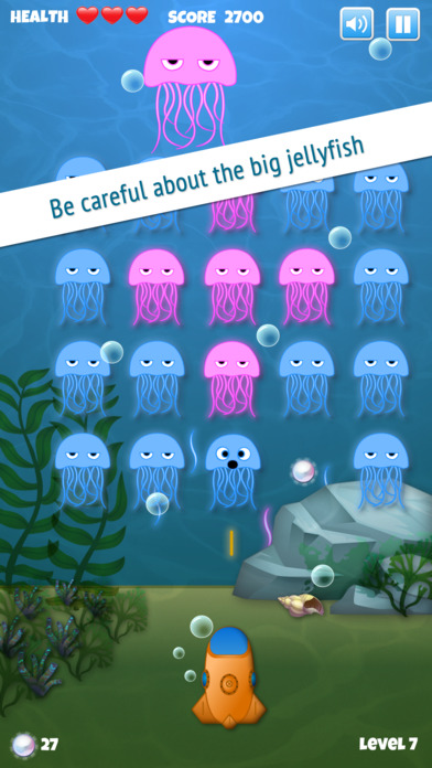 Angry Jallyfish - In deep of the sea screenshot 3