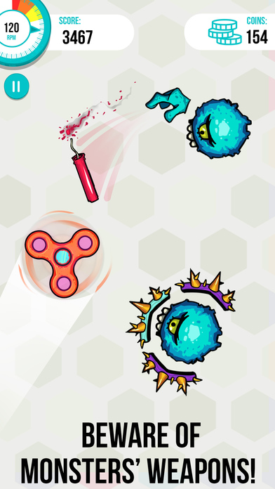 Spinners vs. Monsters screenshot 2