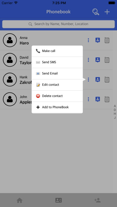 Phonebook : Save Contacts with Location & Notes screenshot 4