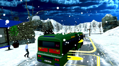 Snow Bus Drive Simulator 3D screenshot 3