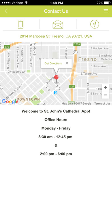 St John’s Cathedral Fresno, CA screenshot 2