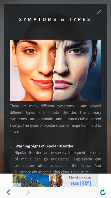 Bipolar Disorder Guide screenshot 2