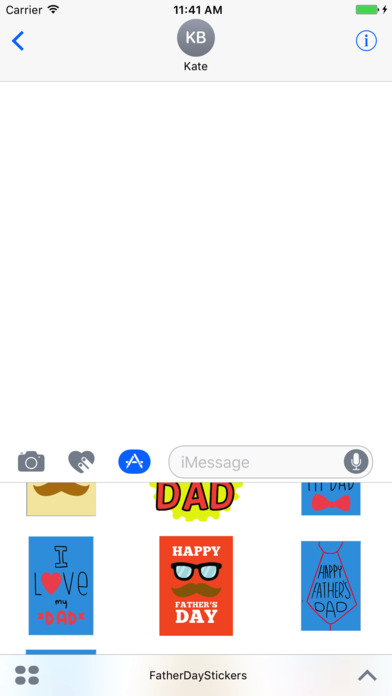 Fathers Day stickers for text screenshot 3