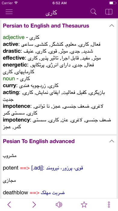 DictStar دیکشنری: ترجمه انگلیسی به فارسی screenshot 3