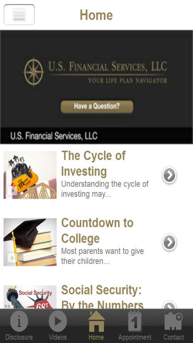 US Financial Services screenshot 2