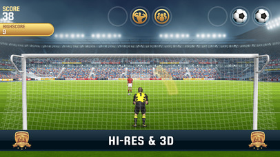 Screenshots of Flick Kick Goalkeeper for iPhone