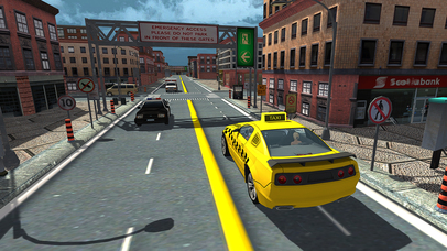 Real 3d Modern City Taxi Crazy Duty Driver 2017 screenshot 4