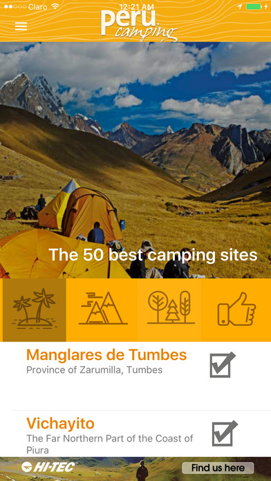 Peru Camping screenshot 4