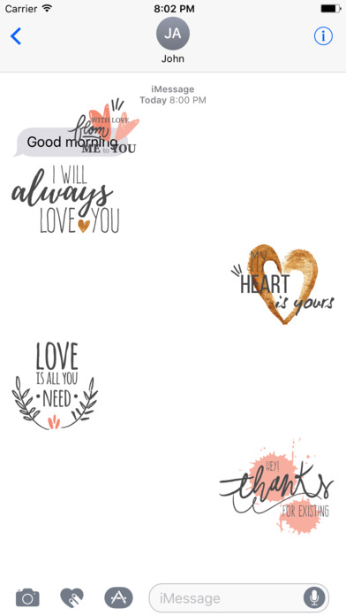 Love is All You Need Sticker Pack screenshot 2