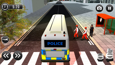 Police City Bus Prison Duty Simulator 2016 3D screenshot 3