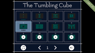 Tumbling Cube - A minimalist puzzler with a twist screenshot 4