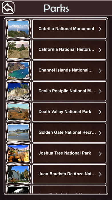 California National & State Parks screenshot 3