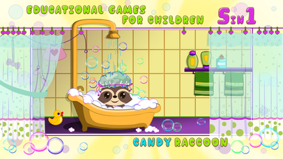 Candy Raccoon Balloons Lite screenshot 2