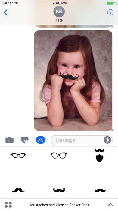 Mustaches and Glasses Stickers screenshot 4