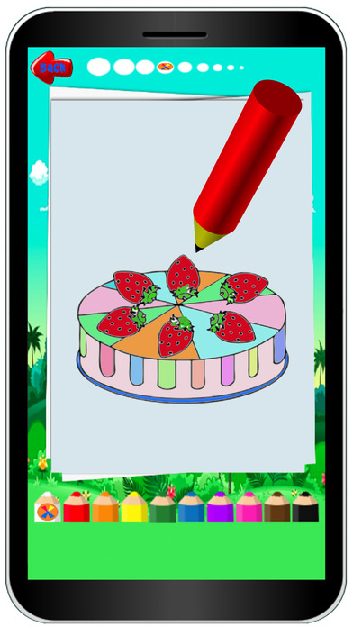The Most Delicious Colouring Book Games screenshot 3