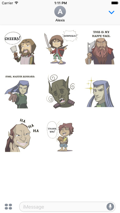 The Lord of the Rings - Illustrated Stickers screenshot 3