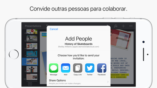 Captura de tela do iPhone 3