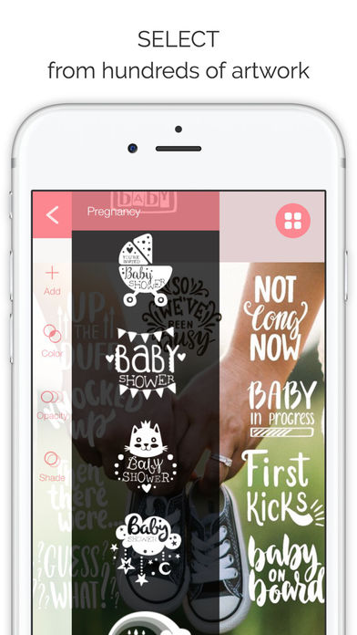Swaddle - Photo Editor for Baby Pics & Pregnancy screenshot 2