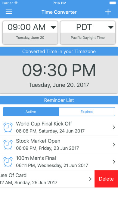 Simple Timezone Converter screenshot 2