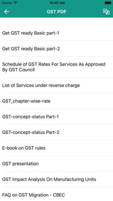 GST Guide information Book screenshot 3