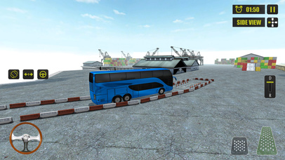 Coach Bus Night Parking 3D – Driving Game screenshot 3