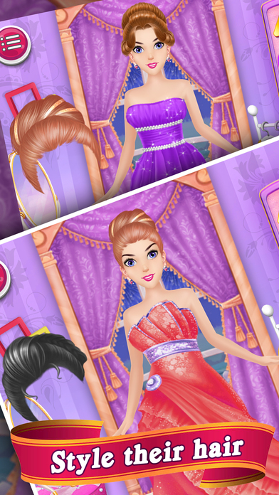 Princess Dress Up | Celebrity Makeover kids Game screenshot 4