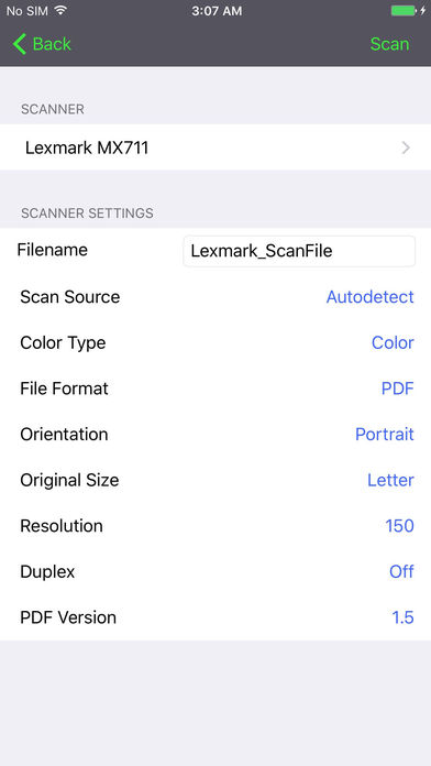 Lexmark Mobile Print for ME screenshot 3