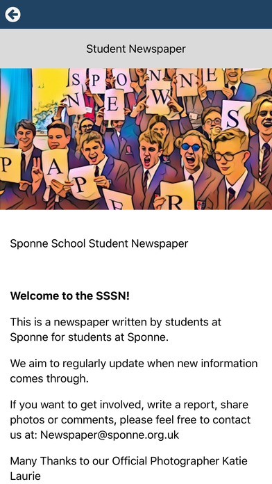 Sponne School Newspaper screenshot 3