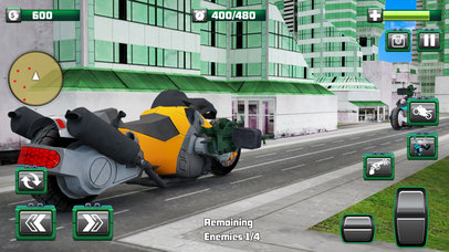 Flying Monster Hero Bike Transformation screenshot 2