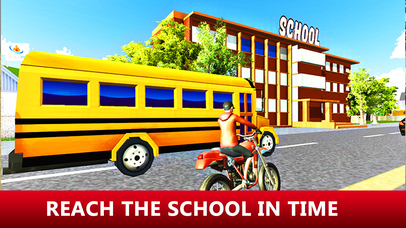 Kids School Time Bike Rider – Riding Game screenshot 3