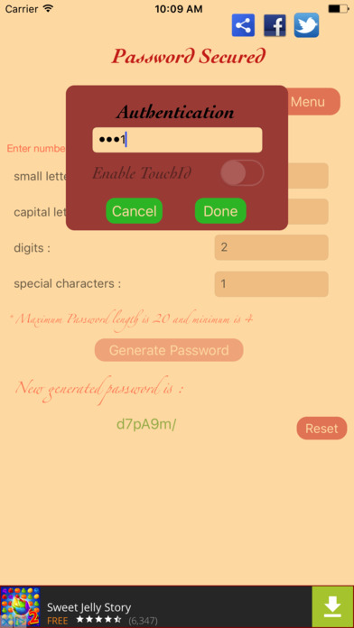 Password Secured screenshot 3
