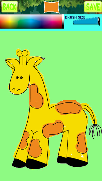 Giraffe Drawing Book Games Coloring Pages screenshot 3