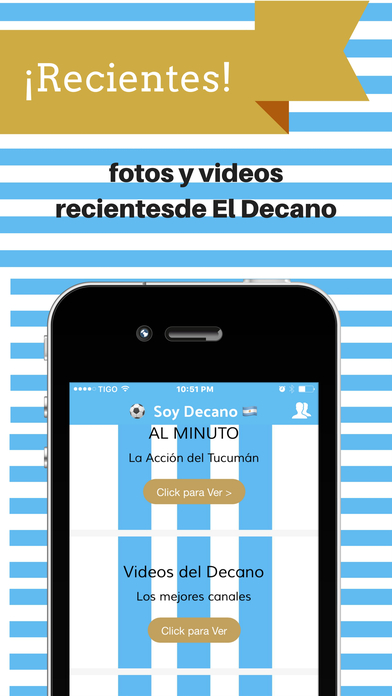 Soy Decano App - Futbol de Tucumán, Argentina screenshot 3
