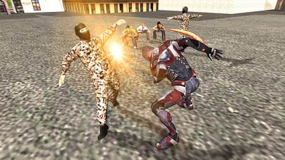 Flying Super Hero Fight Real City Criminals screenshot 2
