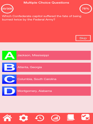 U.S. History : Civil War Quiz screenshot 2