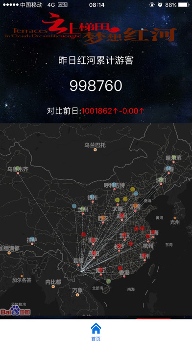 红河州旅游大数据分析平台 screenshot 2