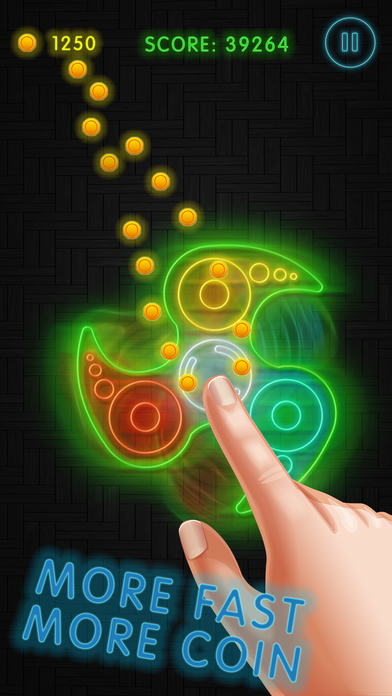 Magic Fidget Spinner Glow Battle Simulator screenshot 3