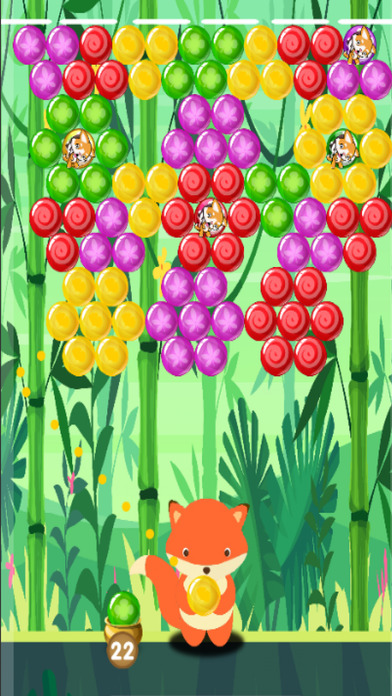Bubble Fox Rescue - Shooting Gummy Splash screenshot 4